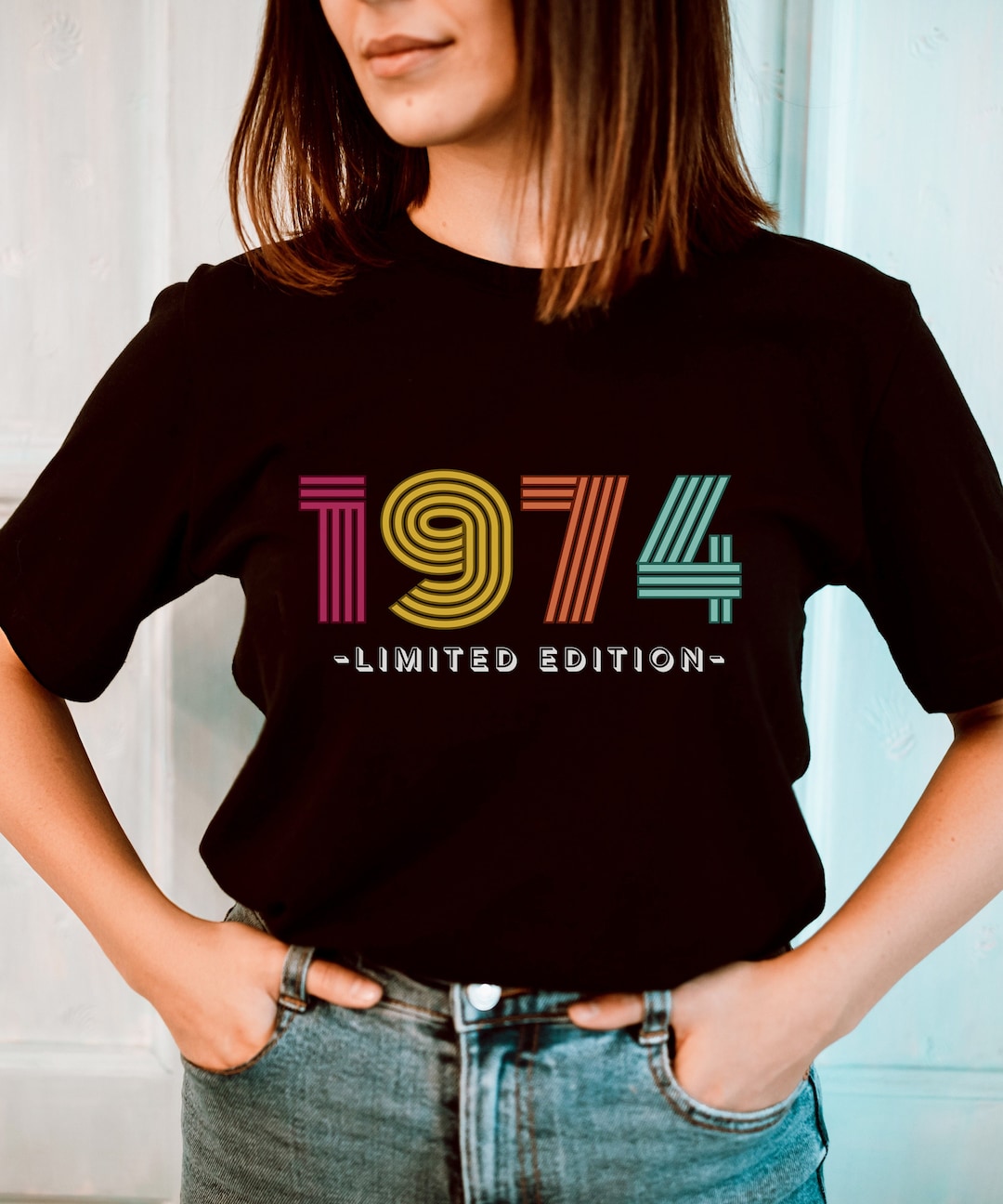 1974 Tshirt, Retro Tshirt, 2024 50th Birthday Tshirt, Limited