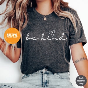 Choose Kindness Comfort Colors Tee, Inspirational Text Shirt, Be Kind Women&#39;s Tshirt, Cute Motivational T-shirt, Positive Vintage Shirt