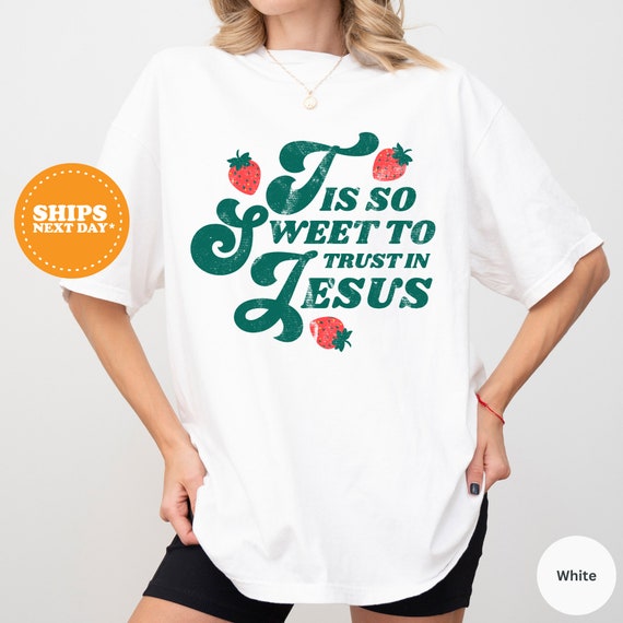 Tis So Sweet to Trust In Jesus Boho Trendy Sweatshirt Tis So Sweet to Trust In Jesus Boho Trendy Sweatshirt