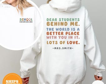 Mental Health Sweatshirt, Therapist Sweater, School Counselor, Guidance Counselor, School Psychologist Sweatshirt, Dear Students Sweatshirt