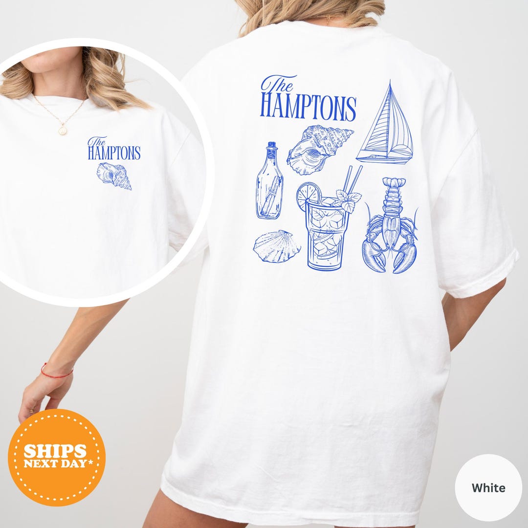 Hamptons OG Cotton Tee Black main image 0