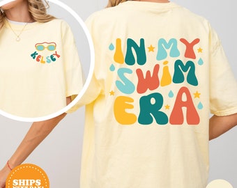 In My Swim Era Shirt, Personalized Shirt for Swimmer, Custom Swim Team Shirt, Custom Name Swim Shirt,  Swimmer Shirt, Swimmer Gift