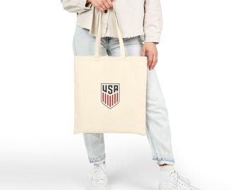 USMNT Cotton Canvas Tote Bag | U.S. Soccer Logo Bag