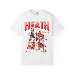 Tobin Heath Soccer Graphic Tee: USWNT Fan Shirt image 2