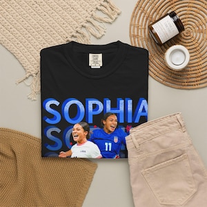 USWNT Player Sophia Wilson / Smith T-shirt image 12