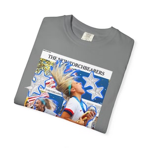Julie Ertz USWNT T-Shirt: Garment-Dyed Cotton Tee for Soccer Fans 画像 6