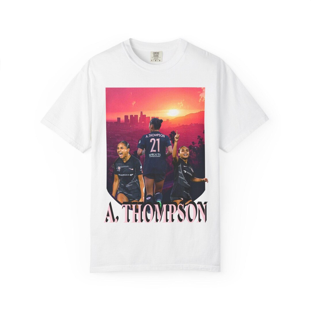 Alyssa Thompson Soccer Fans T shirt Unisex Garment dyed Tee Athletic 