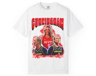 Sophie Cunningham WNBA Graphic Tee: Indiana Fever Fans Apparel