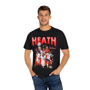 Tobin Heath Soccer Graphic Tee: USWNT Fan Shirt image 6