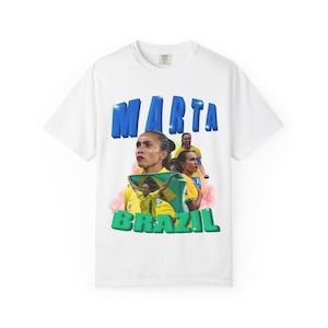 Marta Brazil Soccer T-shirt: Women Empowerment Fan Gear