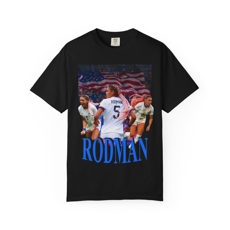 Trinity Rodman Vintage Style Tee: USWNT Soccer Fan Shirt image 2