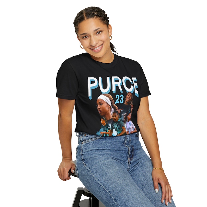 Midge Purce Fußball T-Shirt, Gotham FC Fans, NWSL Fans Bild 4