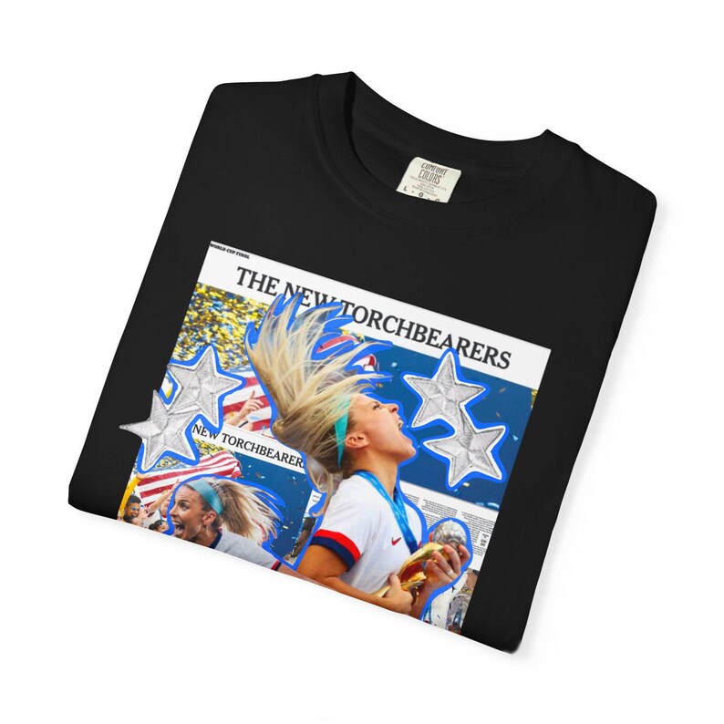 Julie Ertz USWNT T-Shirt: Garment-Dyed Cotton Tee for Soccer Fans 画像 8