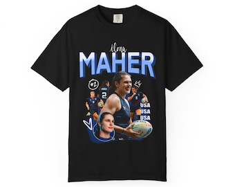 Ilona Maher Rugby Spielerin T-Shirt | Illustration für Frauen