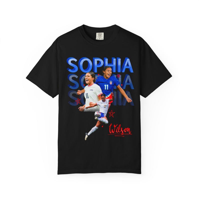 USWNT Player Sophia Wilson / Smith T-shirt image 2