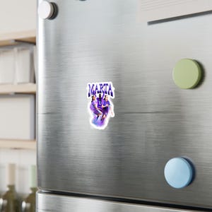 Adesivo Orgulho de Marta Orlando - Fãs de futebol da NWSL, decoração para casa, adesivos para carro, presente para atletas, arte de parede esportiva imagem 4