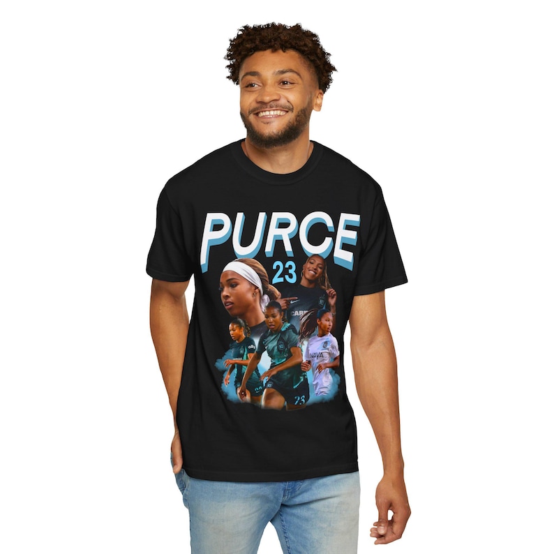 Midge Purce Fußball T-Shirt, Gotham FC Fans, NWSL Fans Bild 5