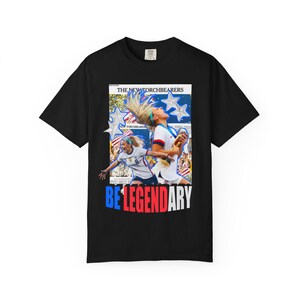 Julie Ertz USWNT T-Shirt: Garment-Dyed Cotton Tee for Soccer Fans 画像 1