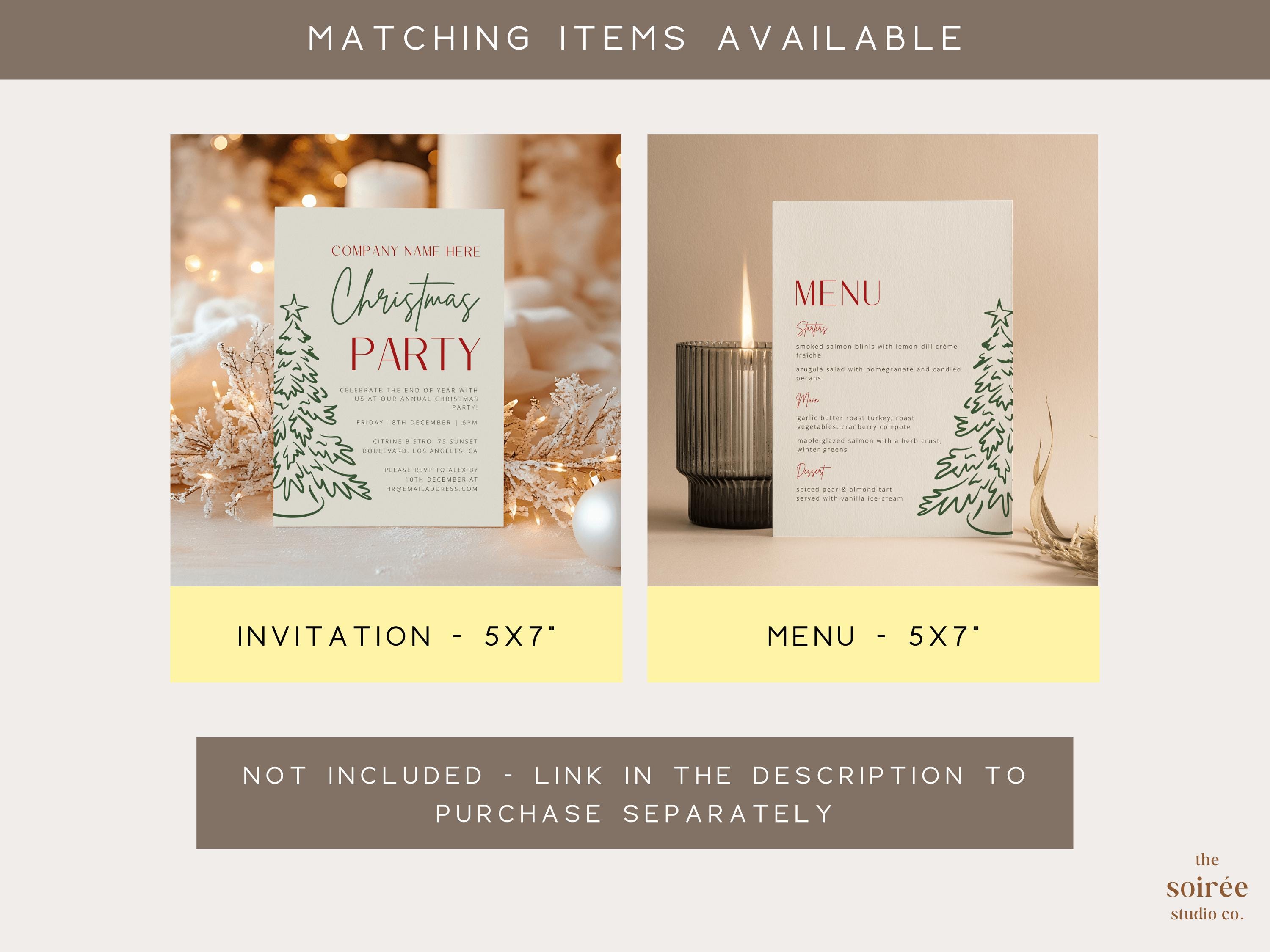 Company Christmas Party Welcome Sign, Corporate Christmas Party Sign ...