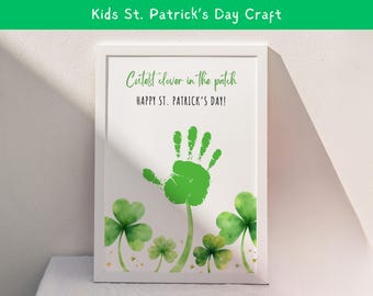 St. Patrick's Day Tissue Paper Craft, Patty's Day Shamrock Tear Art, St ...