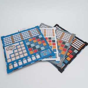 Overlays for Azul Board Game 4 pieces
