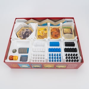 Settlers of Catan Game Piece Inserts for Base + 5-6 Player Expansion