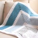 Crochet Pattern - Color Block Baby Blanket Pattern