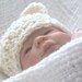 CROCHET PATTERN PDF file - Teddy Bear Hat, Baby Hat, Crochet Hat, Hat with Ears, 4 sizes included
