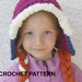 Instant Download PRINCESS ANNA Hat Pattern - Crochet Pattern