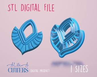 Polymer Clay Cutters | STL File Clay Cutter | STL Cutter File | Digital STL File | 3D Printer File | Clay Cutter Stl | Macrame 2 Cutout