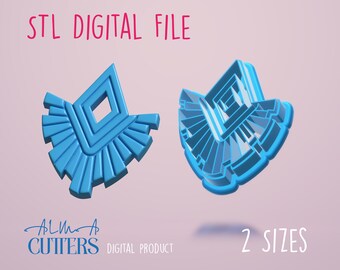 Coupeurs d’argile polymère | Coupeur d'argile de fichier STL | Fichier de coupe STL | Fichier STL numérique | Fichier d’imprimante 3D | Coupeur d'argile Stl | Découpe macramé 3