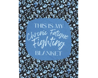 Chronic Fatigue Fighting Blanket - Velveteen Plush Blanket