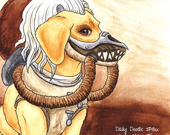 Beagle Dog Art Print - No.136 Immortan Joe