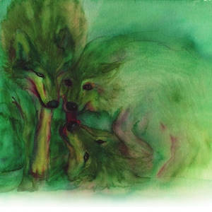 Wolf Artwork - Wolves Art Print