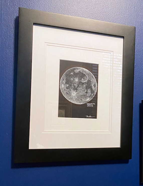 Moon Art Print - No.57 the Moon - Etsy