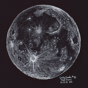 Moon Art Print - No.57 The Moon