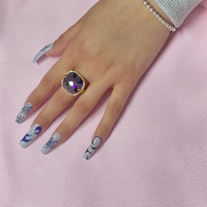 Fashionable Statement rings 7.5 - 8 Size