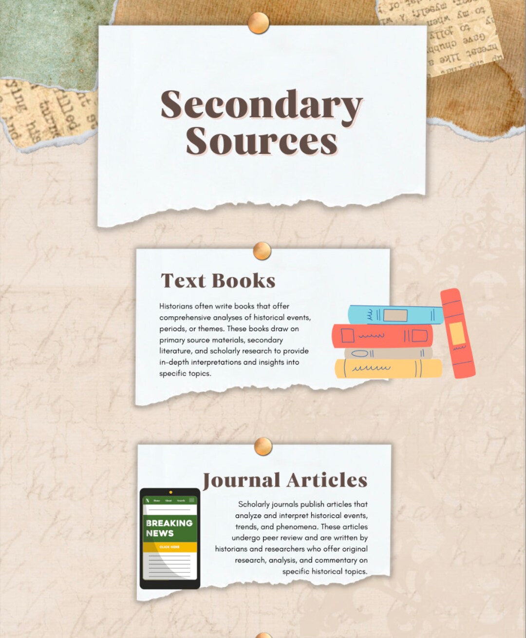 Historical Skills: Primary and Secondary Sources - Etsy
