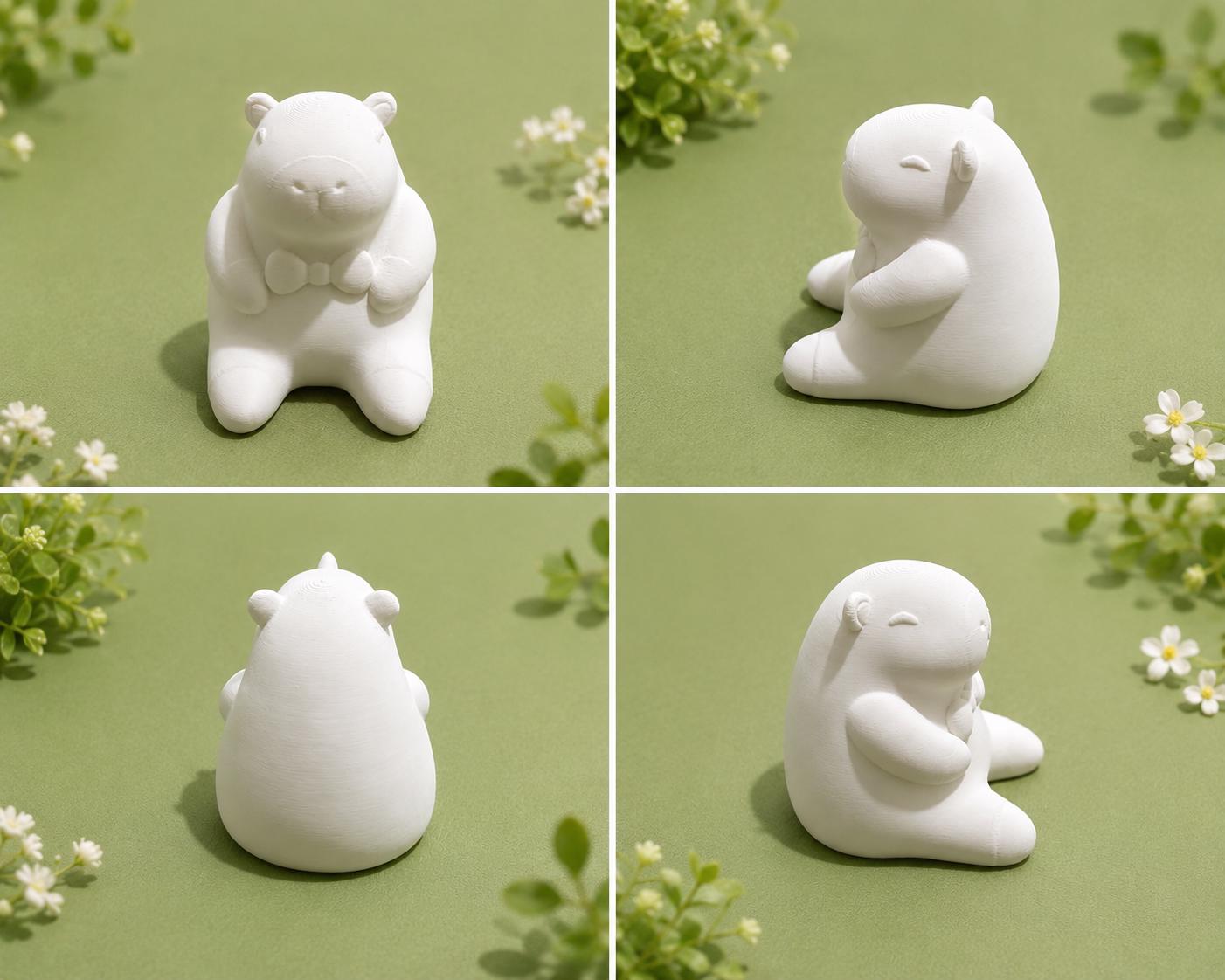 Capybara 3D Printed Party Favor Paint Kits With Paints and Brushes - Etsy