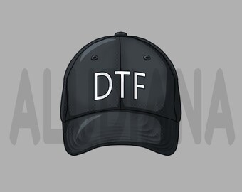 DTF-agent Parodie Hut VTuber Digitaler Artikel Objekt für Tracking PNG Sofort Download Prop