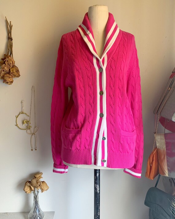 Cool Vintage 90s Pink White Ralph Lauren Active Ca