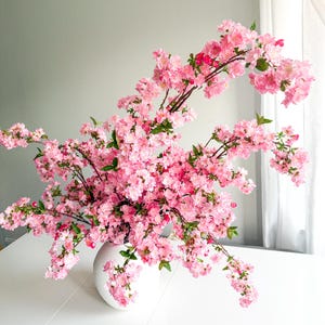 36インチ 人工桜の枝 ピンク フェイクスプリングフラワー DIY センターピース | 花柄 | 結婚式 | ホームデコレーション | 彼女へのギフト