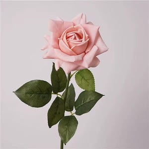 29” Artificial Real Touch Rose in Dusty Pink, Faux Spring Flowers, DIY Centerpiece |Florals |Wedding| Home Design