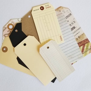 16 Mixed Paper Tag Surprise Pack FREE SHIPPING image 2