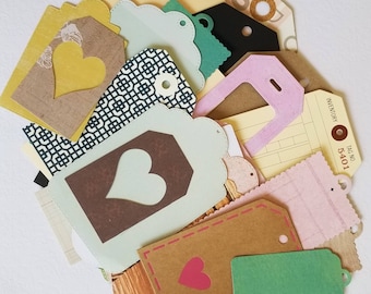 16 Mixed Paper Tag Surprise Pack FREE SHIPPING