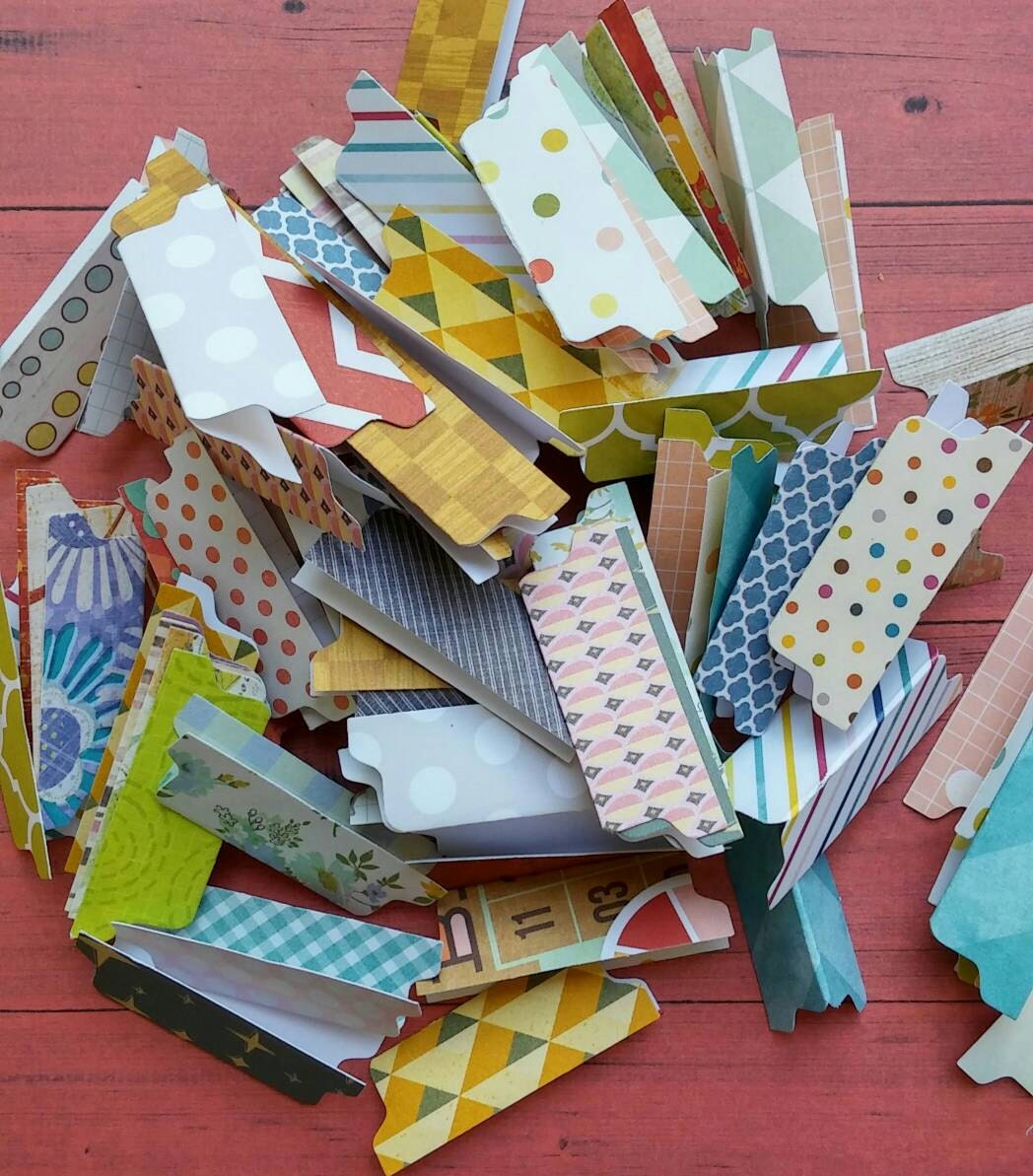 20 File Folder Die Cut File Tab Paper Punch Divider Tabs Make Etsy
