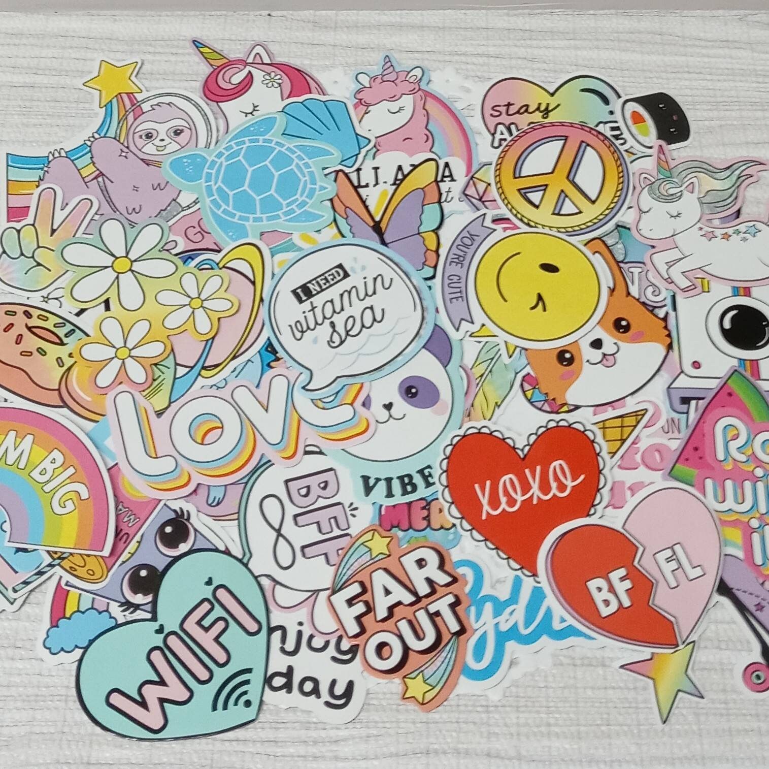 28 Decorative Paper Stickers FREE SHIPPING Etsy