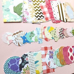 Papier Stanzform Bundle DIY Verzierungen 100 Stück Verschiedene Drucke Papier Stanzer