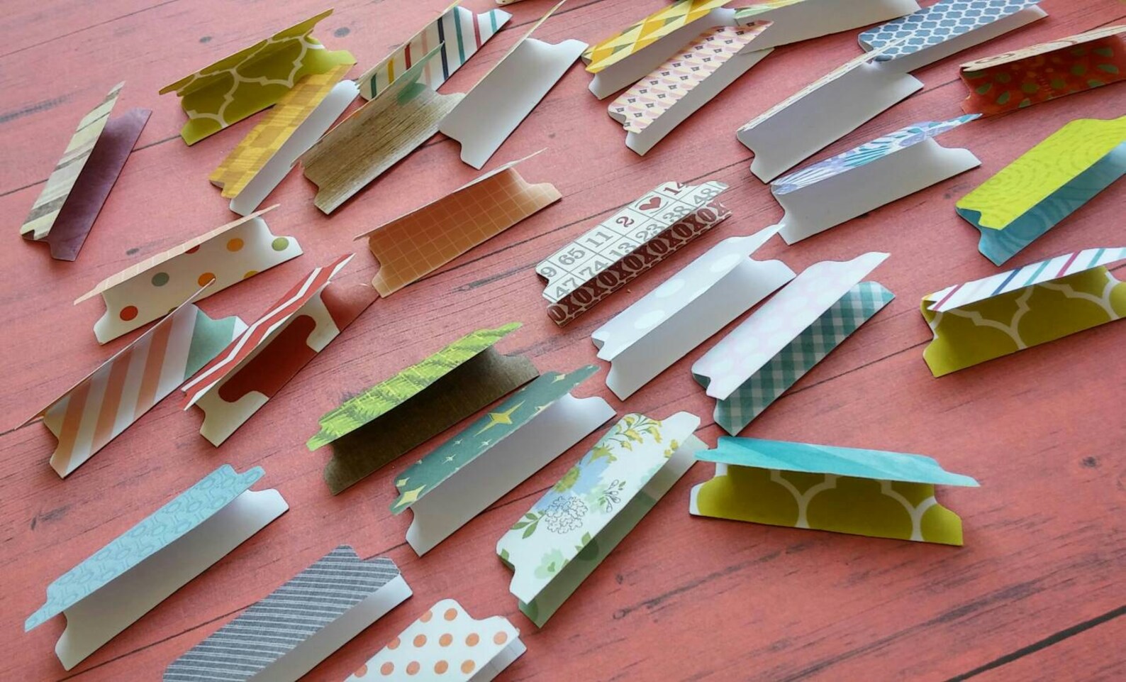 20 File Folder Die Cut File Tab Paper Punch Divider Tabs Make Etsy