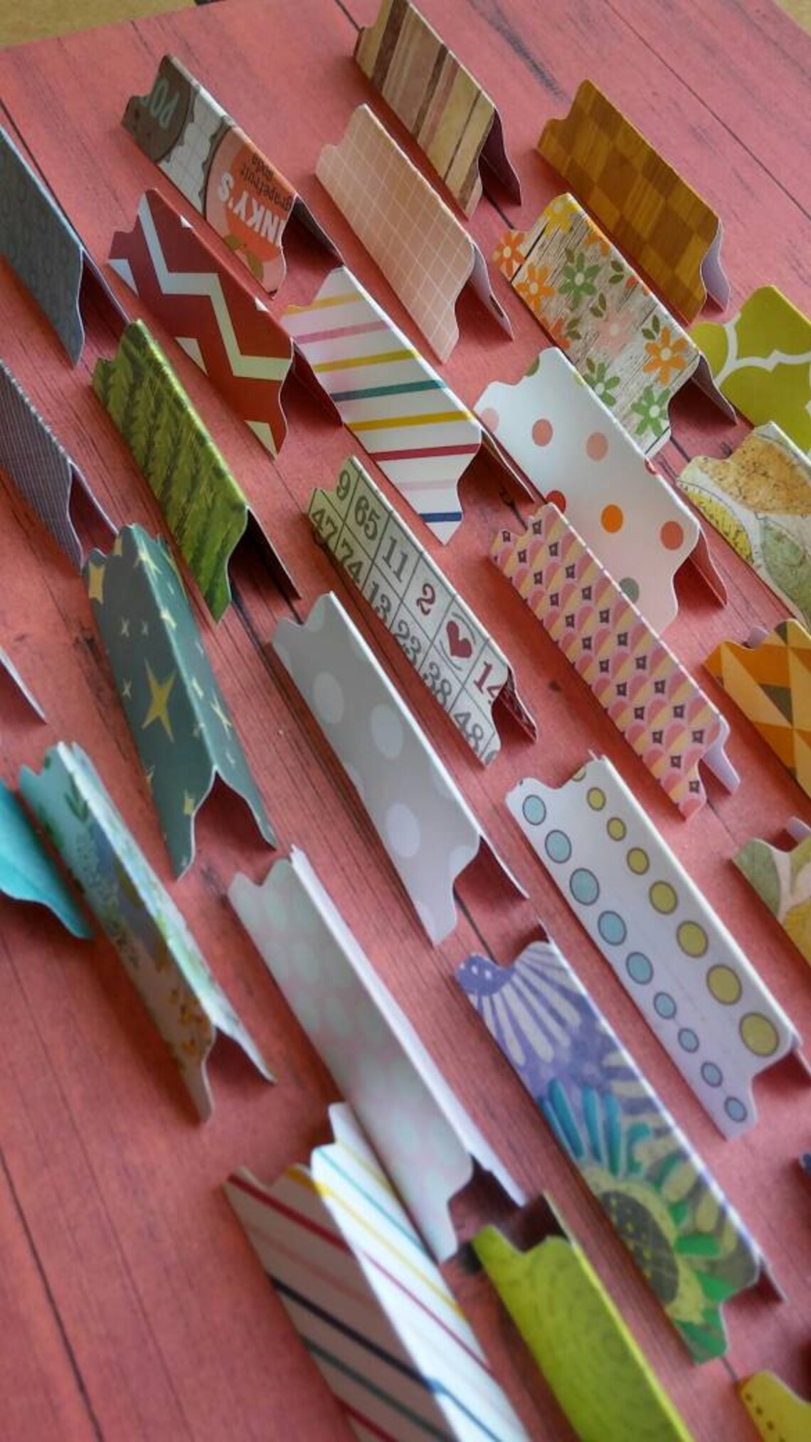24 File Folder Die Cuts File Tab Paper Punch Divider Tabs Make Etsy